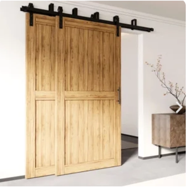 Interior farmhouse style melamine barn door