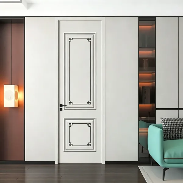 Solid Chinese wooden door