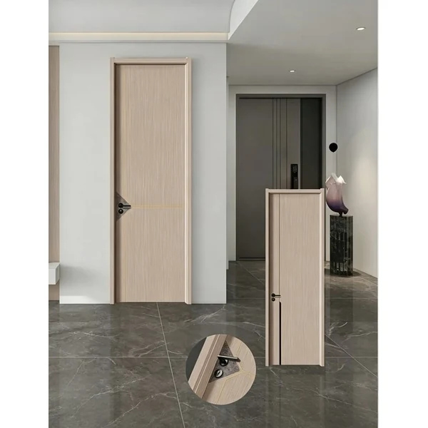Melamine wooden carved inlay door