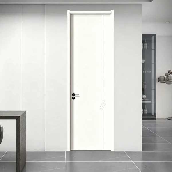 Melamine wooden carved thread door