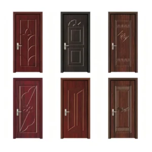 PVC wooden groove door