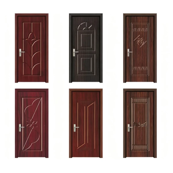 PVC wooden groove door