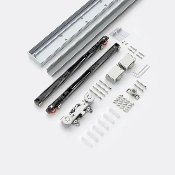 Wooden sliding pocket door hardware and accessories