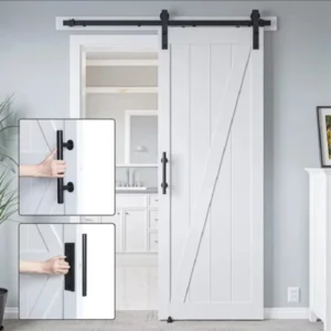 Wooden barn door