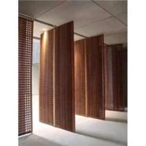 Composite wooden pivot door