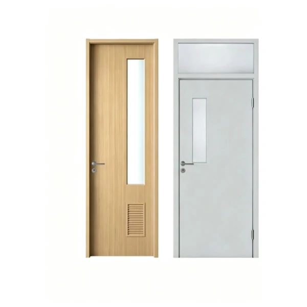 WPC wooden glass door