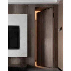 Composite wooden hidden door