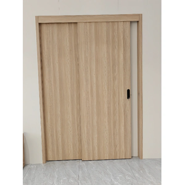 PVC wooden sliding door can be the interior oak door